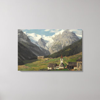 Georg Macco Trafoi Am Ortler Canvas Print
