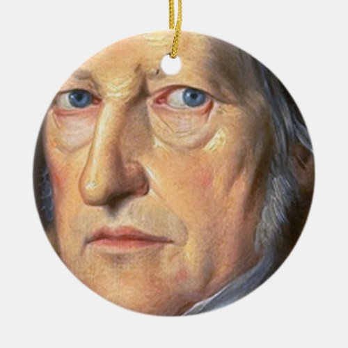 Georg Wilhelm Friedrich Hegel Ceramic Ornament