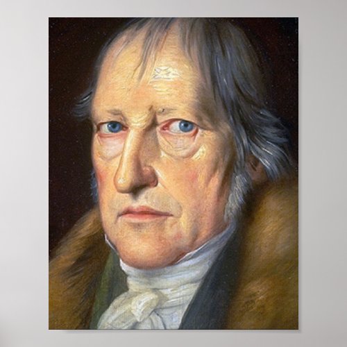 Georg Wilhelm Friedrich Hegel Poster