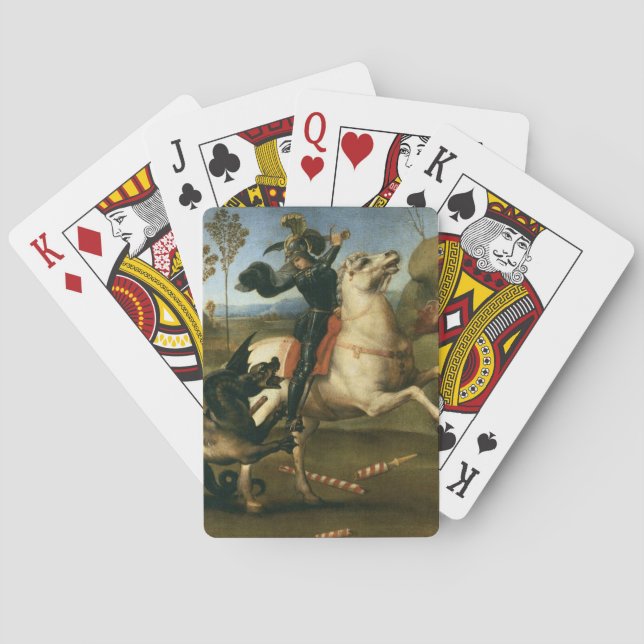 George and the Dragon (by Raphael) Poker Cards (Back)