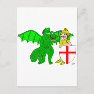 George and the Dragon Postcard