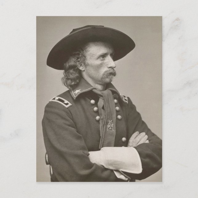 George Armstrong Custer Postcard (Front)