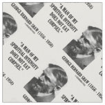 George B. Shaw Spiritual Intensity Not Eat Corpses Fabric