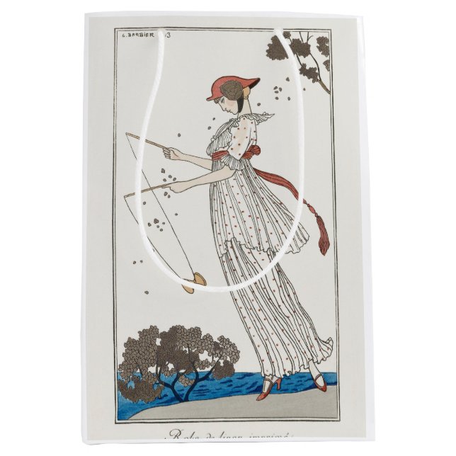 George Barbier, Art Deco Medium Gift Bag (Front)
