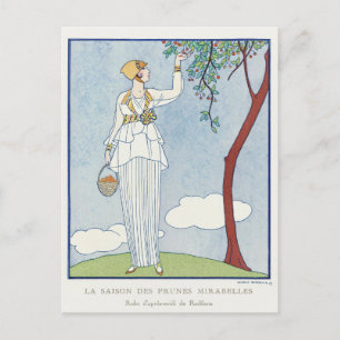 George Barbier, Art Deco Postcard