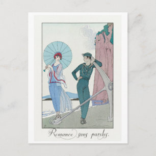 George Barbier, Art Deco Postcard