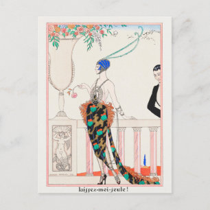 George Barbier, Art Deco Postcard