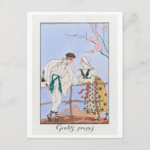 George Barbier, Art Deco Postcard