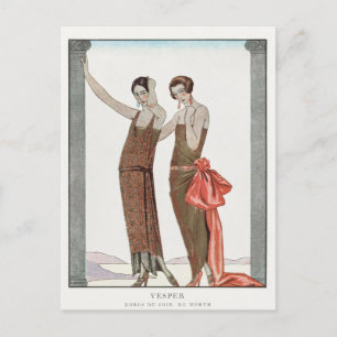 George Barbier, Art Deco Postcard