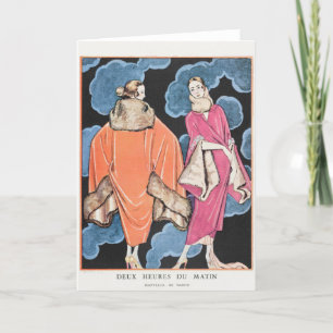 George Barbier, Art Deco Thank You Card