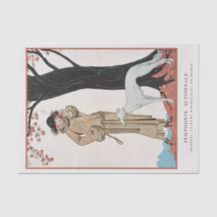 George Barbier, Art Deco Tissue Paper