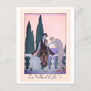 George Barbier Vintage Fashion Postcard