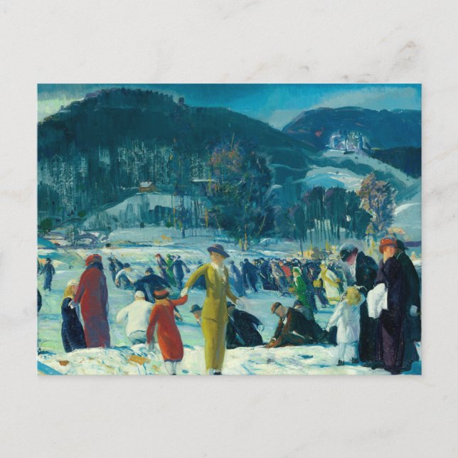 George Bellows - Love of Winter Postcard (Front)