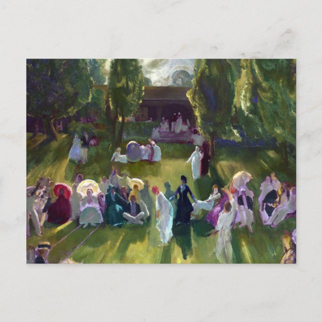 George Bellows Tennis at Newport Postcard (Front)