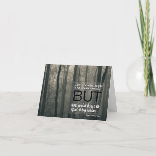 George Bernard Shaw Inspirational Quote "Mistakes" Thank You Card