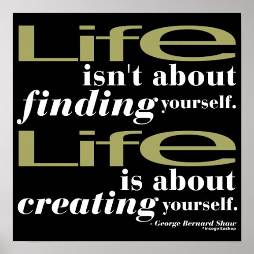 George Bernard Shaw Quote Poster