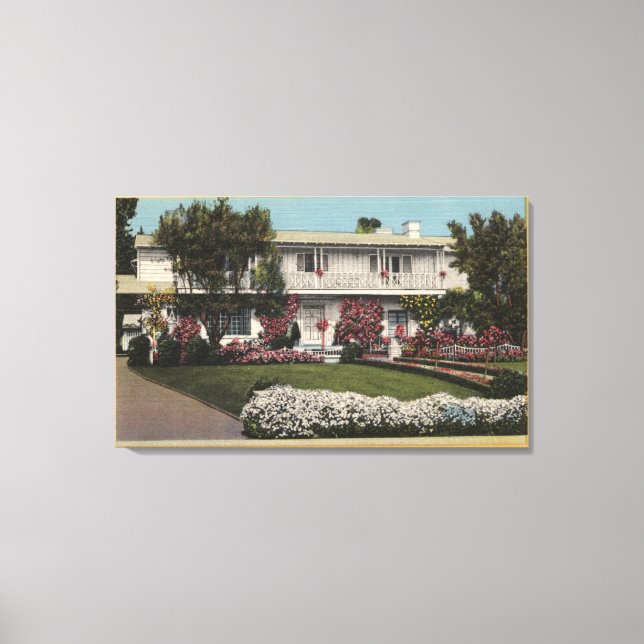 George Burns and Gracie Allen's Home Canvas Print (Front)