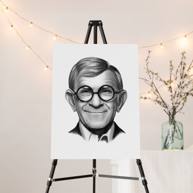 George Burns Foam Board (In Situ (Stand))