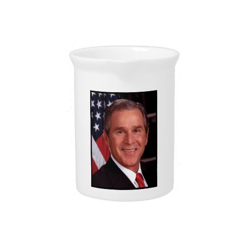 George Bush 43rd US American President  Beverage Pitcher