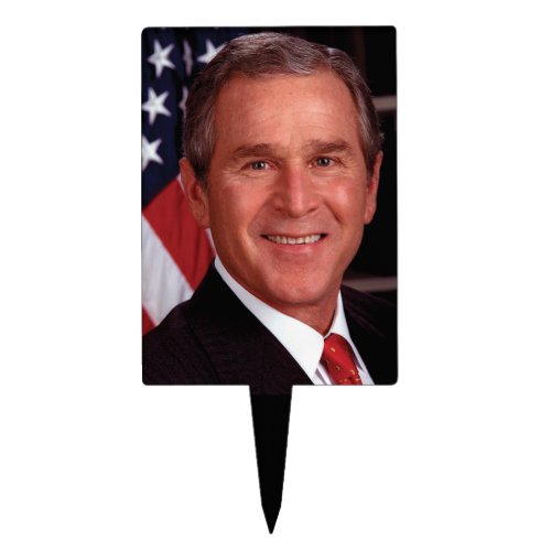 George Bush 43rd US American President  Cake Topper