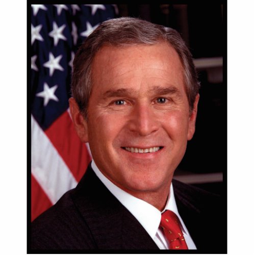 George Bush 43rd US American President  Cutout
