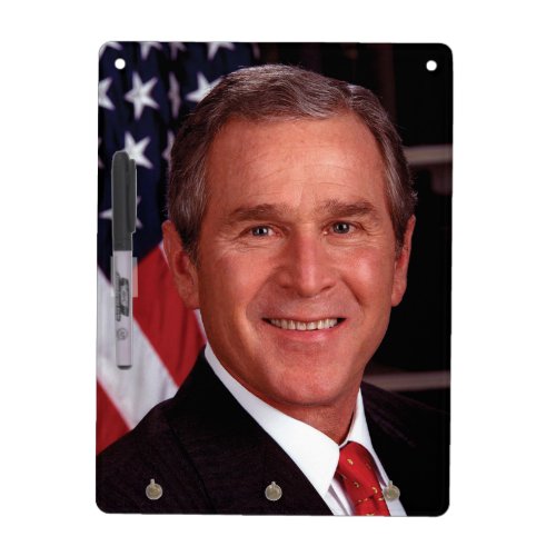 George Bush 43rd US American President  Dry Erase Board