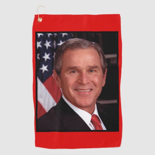 George Bush 43rd US American President  Golf Towel
