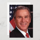 George Bush 43rd US American President Photo (Front/Back)