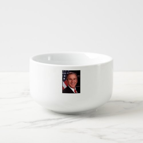 George Bush 43rd US American President  Soup Mug