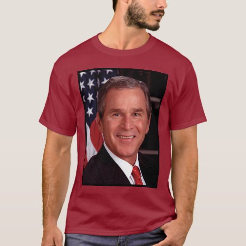George Bush 43rd US American President  T_Shirt