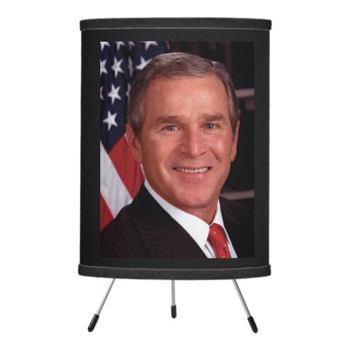 George Bush 43rd US American President  Tripod Lamp