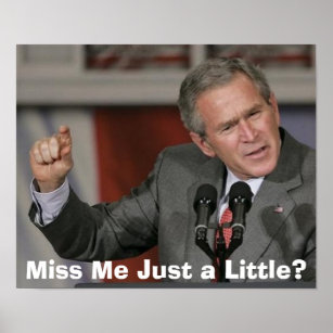 George Bush/Miss Me Just a Little? Poster