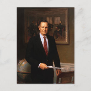 George Bush Postcard