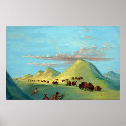 George Catlin Batiste Bogard and I Poster