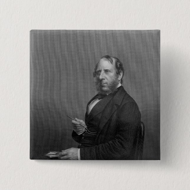 George Cruikshank Esq Pinback Button (Front)