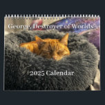 George, Destroyer of Worlds 2025 Calendar<br><div class="desc">You’re gonna have a year anyway. Share it with George.</div>