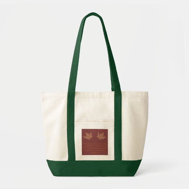 George Eliot Autumn Quote Bag (Front)