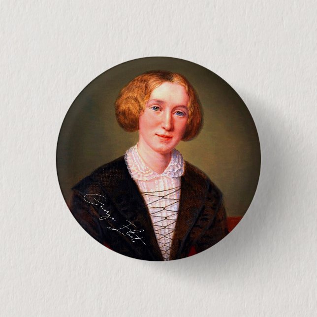 George Eliot Button (Front)