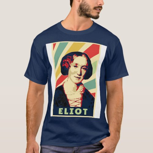 George Eliot Vintage Colors T_Shirt