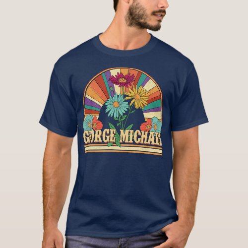 George Flowers NamePersonalized Gifts Retro Style  T_Shirt