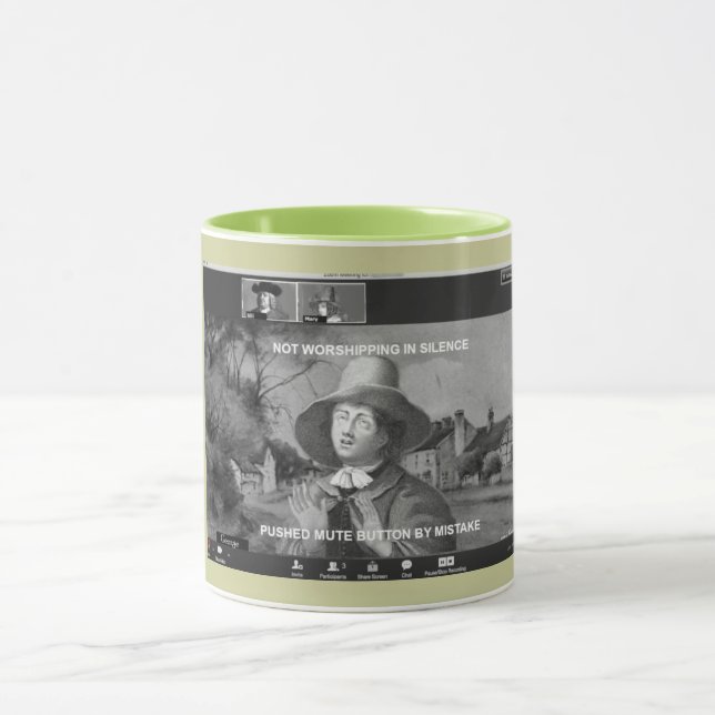 George Fox Zooming  Coffee Mug (Center)