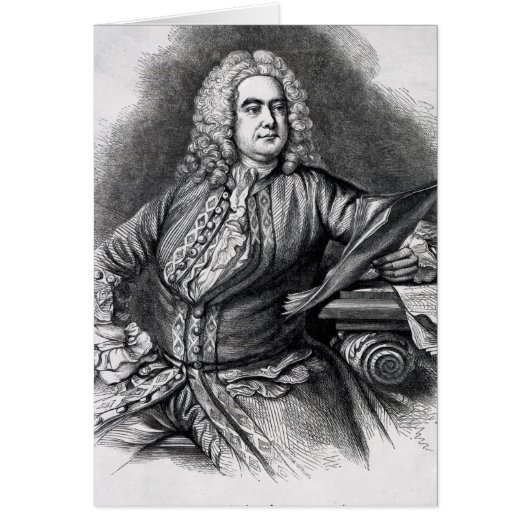George Frederick Handel, 1749 Cards (Front)