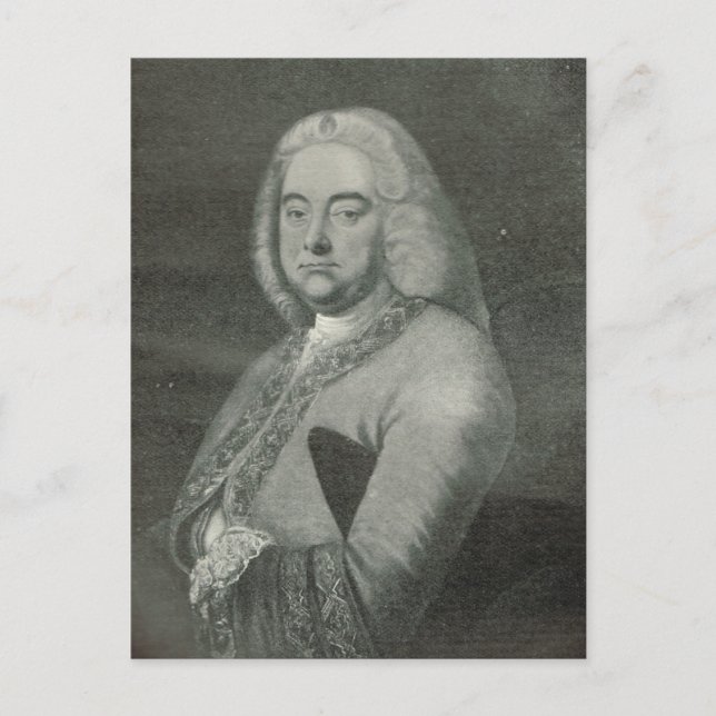 George Frederick Handel Postcard (Front)