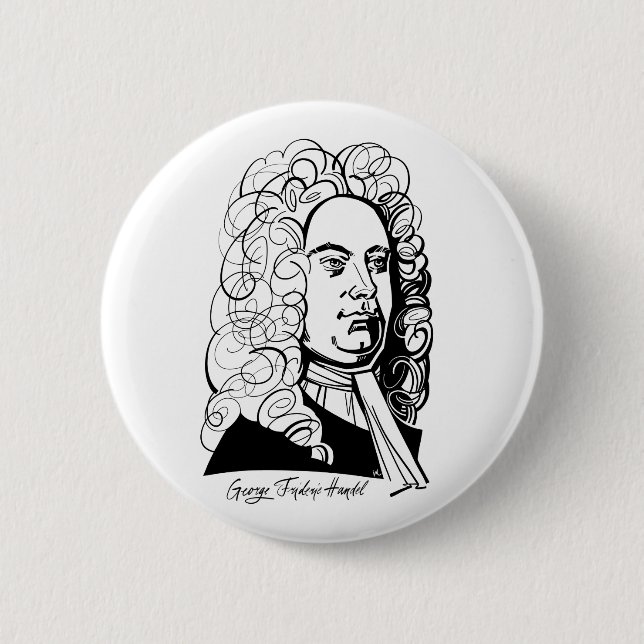 George Frideric Handel Button (Front)