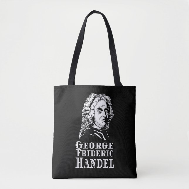 George Frideric Handel Portrait Tote Bag (Front)