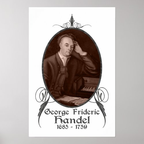 George Frideric Handel Poster