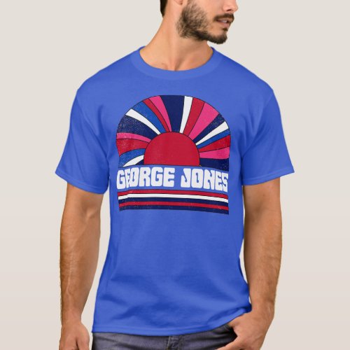 George Gifts Name Jones Birthday Personalized Retr T_Shirt