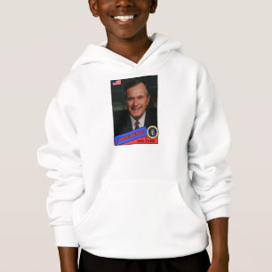 George H.W. Bush Baseball Card Hoodie