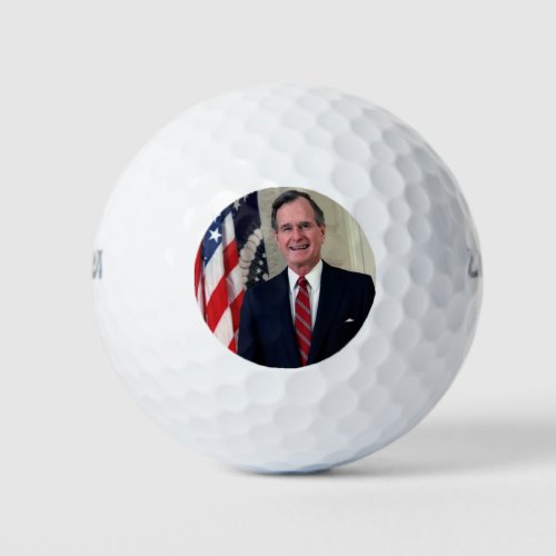 George H W Bush Golf Balls