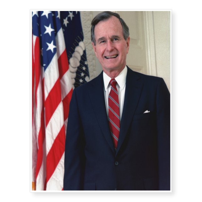 George H. W. Bush Temporary Tattoos (Front)